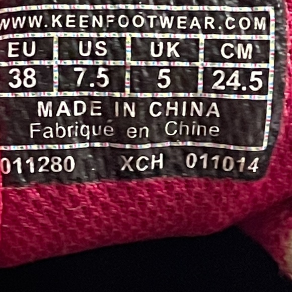 Keen Koven Cross trainer hiking shoes low top Size 7.5 - Picture 6 of 6